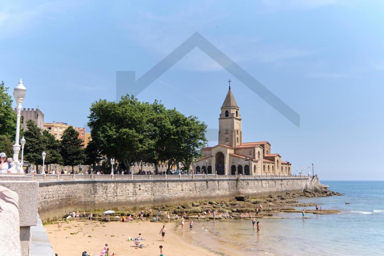 El Pixin - Apartamento De Gran Categoria En Gijón Extérieur photo